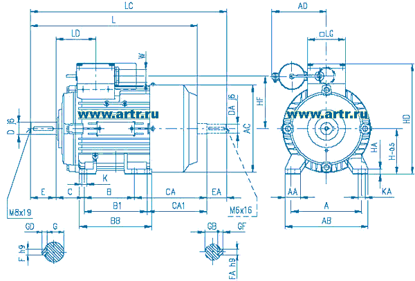 Электродвигатели Siemens типа 1LF7
