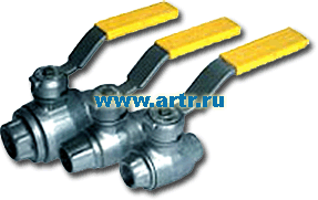 Кран шаровый газовый ГШК муфтовый